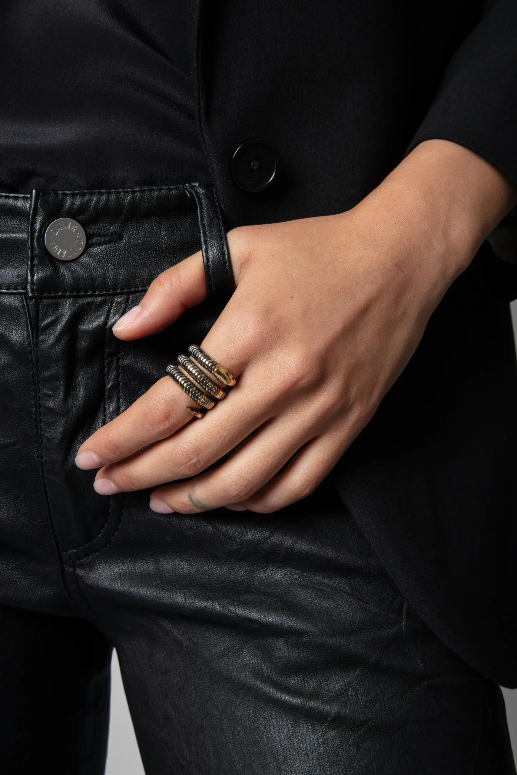 Zadig & Voltaire Bijoux^Bague Double Serpent