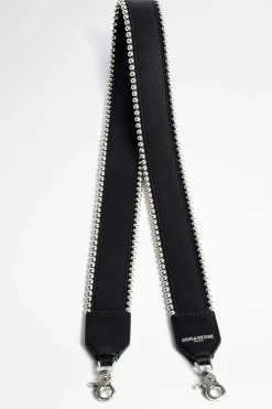 Zadig & Voltaire Sangles Et Accessoires^Bandoulière Passepoilee A Clous