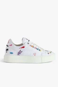 Zadig & Voltaire Formateurs^Baskets Basses Epaisses La Flash Zv1747