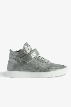 Zadig & Voltaire Formateurs^Baskets Brevetees Zv1747 Mid Flash Infinity