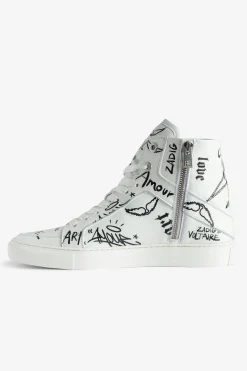 Zadig & Voltaire Formateurs^Baskets Montantes Zv1747 High Flash