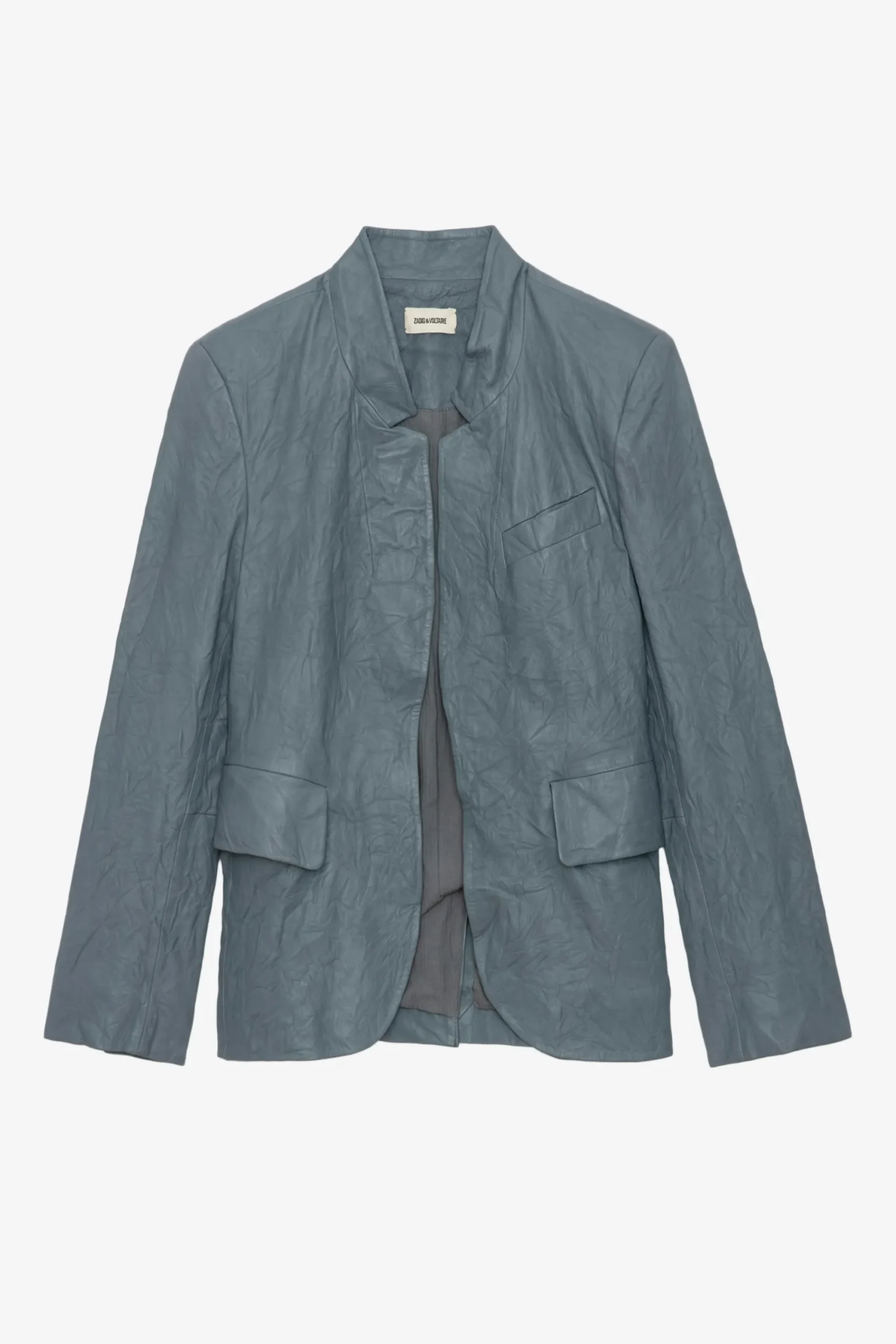 Zadig & Voltaire Vestes^Blazer En Cuir Froisse Verys