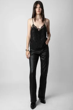 Zadig & Voltaire Chemises Et Hauts^Caraco Capela En Soie A Strass