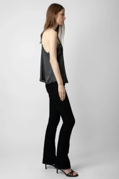 Zadig & Voltaire Chemises Et Hauts^Caraco En Satin Chrisa