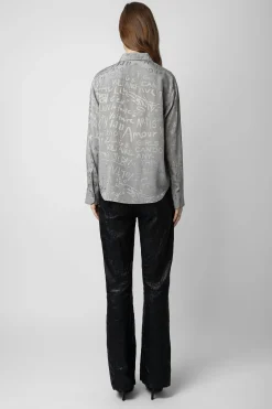 Zadig & Voltaire Chemises Et Hauts^Chemise En Soie Jacquard Morning