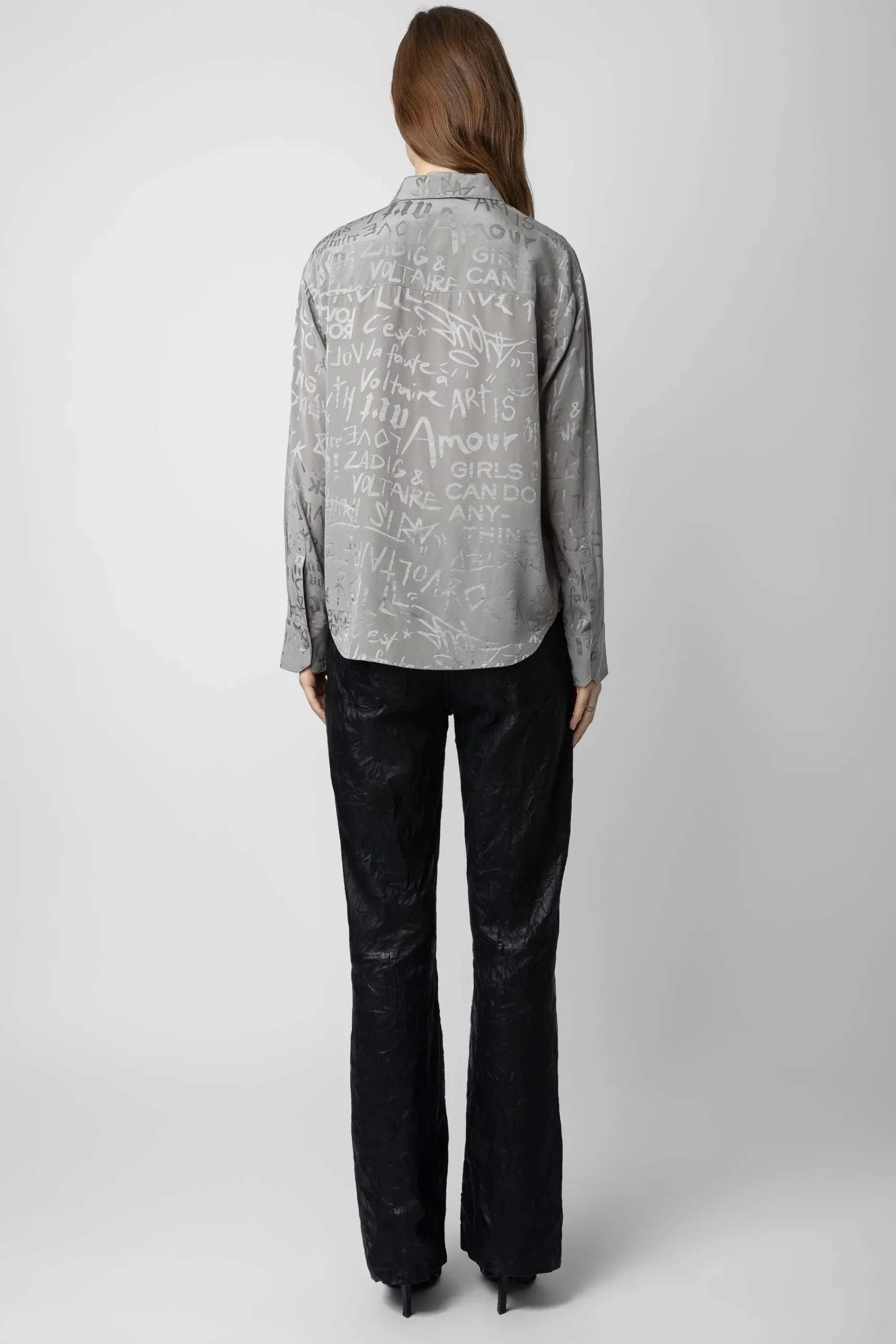 Zadig & Voltaire Chemises Et Hauts^Chemise En Soie Jacquard Morning
