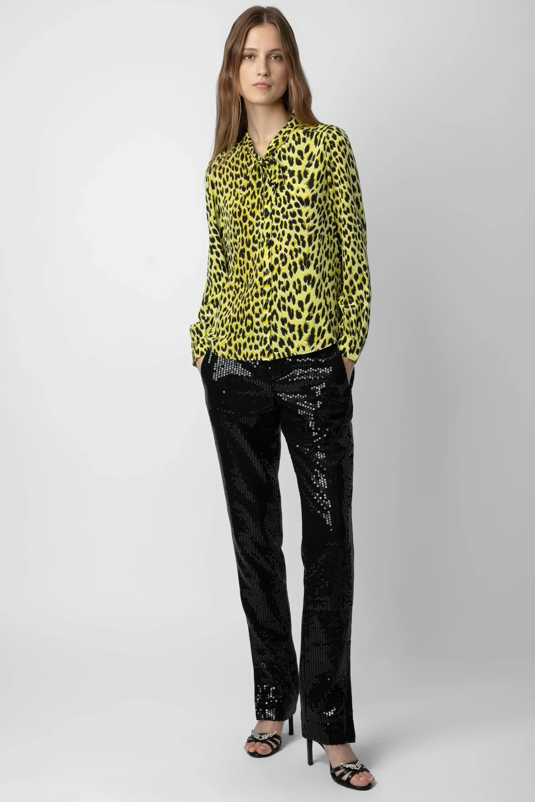 Zadig & Voltaire Chemises Et Hauts^Chemisier En Soie Leopard Taos