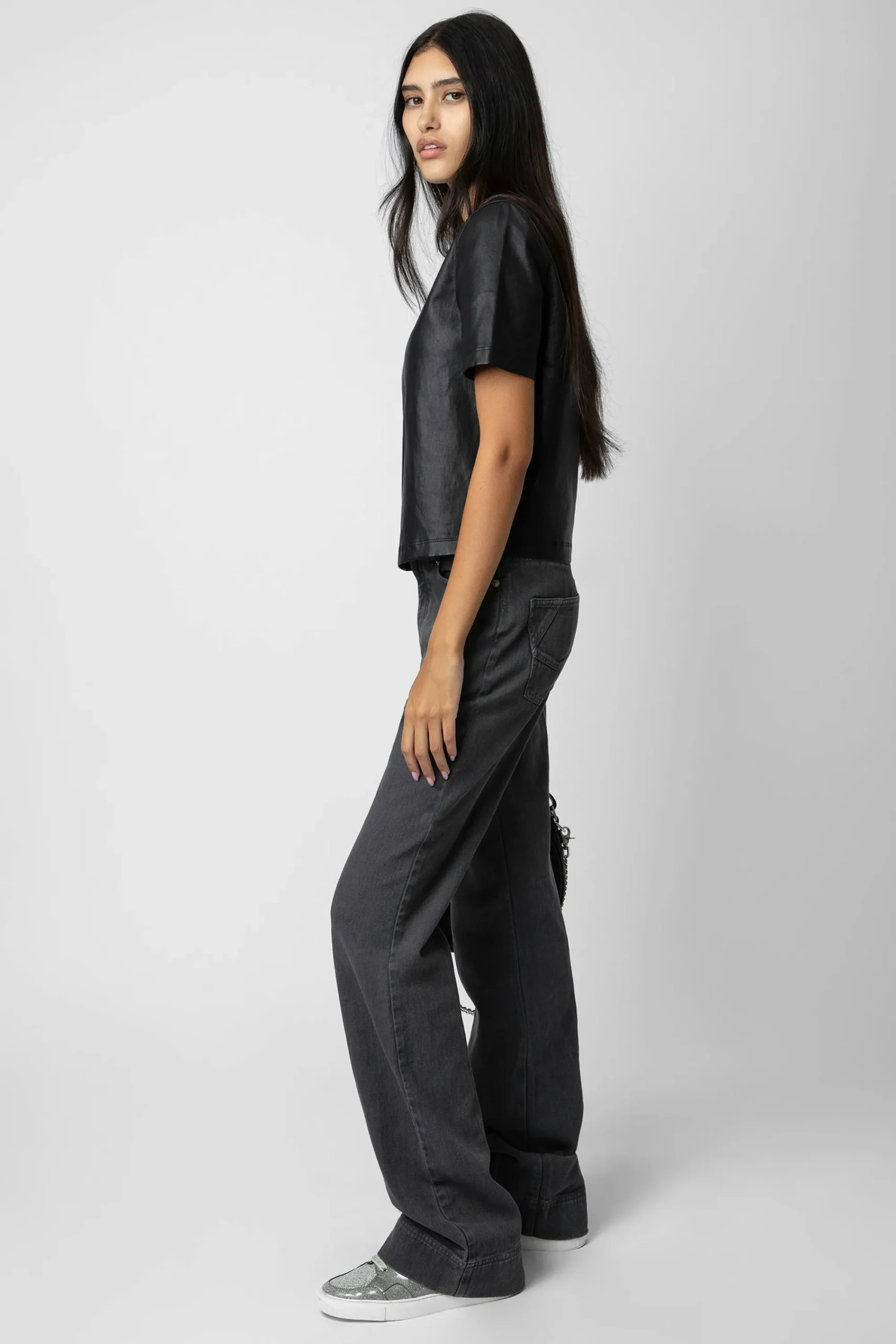 Zadig & Voltaire Chemises Et Hauts^Haut En Cuir Tas