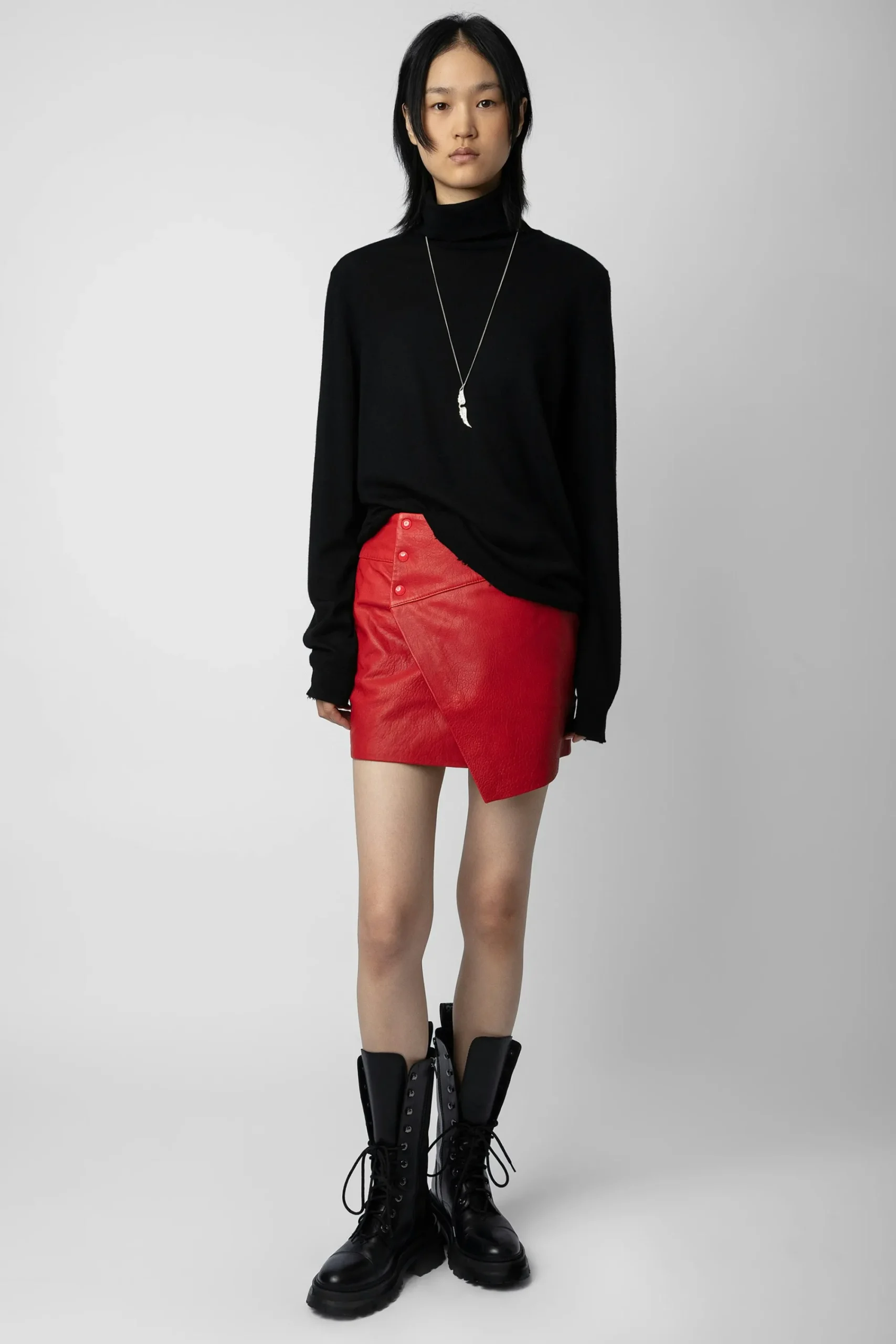 Zadig & Voltaire Robes Et Jupes^Jupe Motard En Cuir Junko