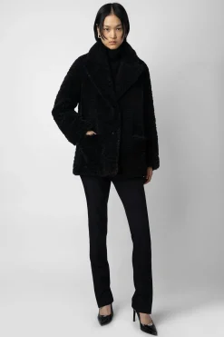 Zadig & Voltaire Manteaux Et Vestes^Manteau Doux Boucle Fleur