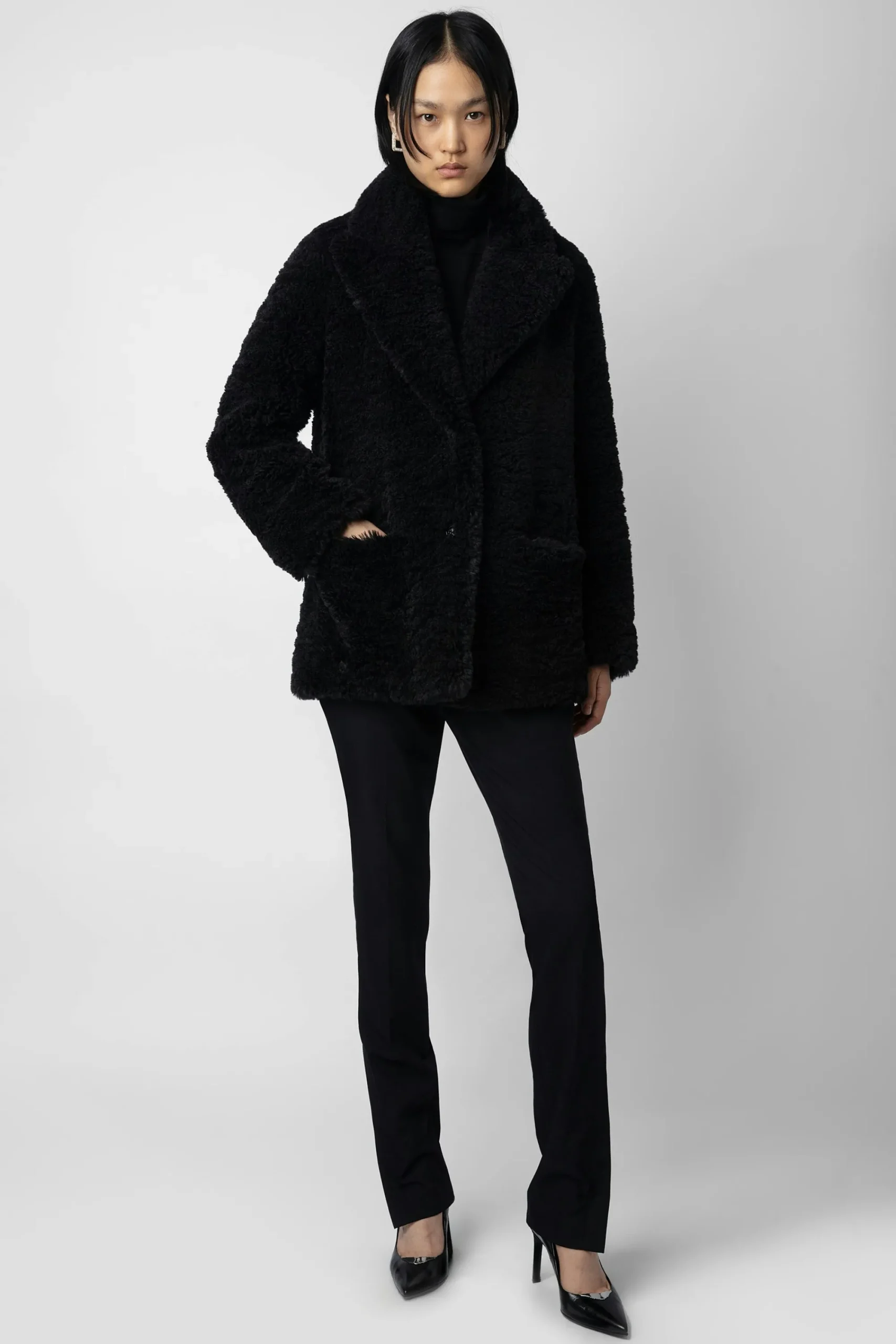 Zadig & Voltaire Manteaux Et Vestes^Manteau Doux Boucle Fleur