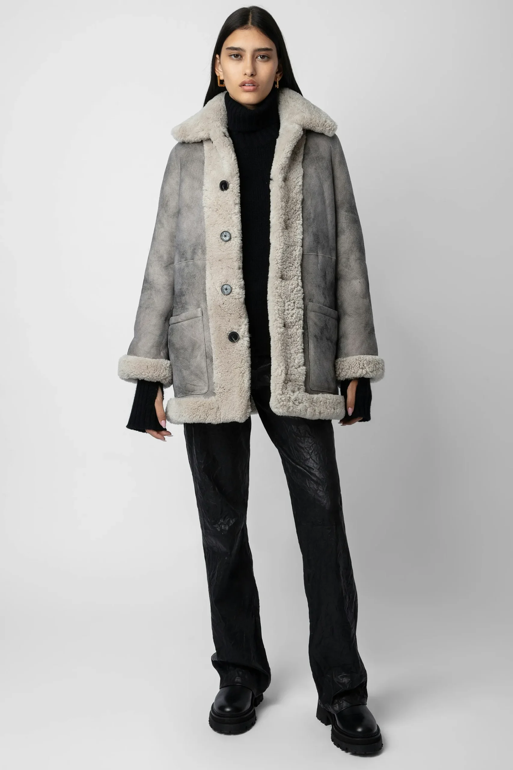 Zadig & Voltaire Manteaux Et Vestes^Manteau En Peau De Mouton Magdas