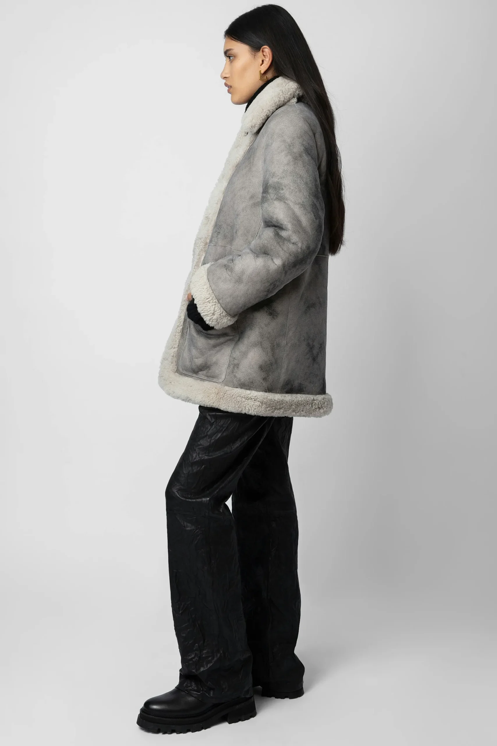 Zadig & Voltaire Manteaux Et Vestes^Manteau En Peau De Mouton Magdas
