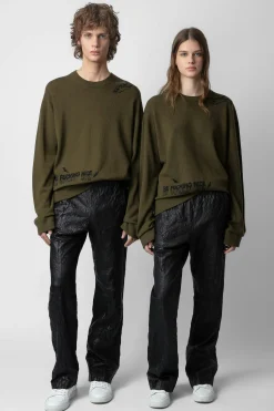 Zadig & Voltaire Pantalons Et Shorts^Pantalon En Cuir Froisse Pacha