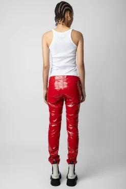 Zadig & Voltaire Pantalons Et Shorts^Pantalon En Vinyle Peko