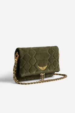 Zadig & Voltaire Sacs A Bandoulière^Pochette En Daim Matelasse Rock
