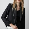 Zadig & Voltaire Sacs A Bandoulière^Pochette Metallisee Gaufree Borderline