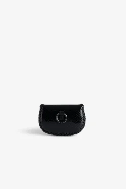 Zadig & Voltaire Sangles Et Accessoires^Pochette Secret Glossy Wild En Relief