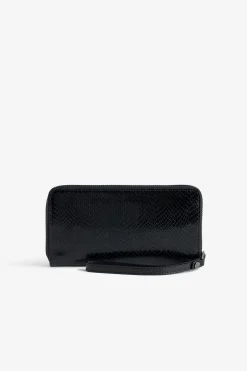 Zadig & Voltaire Portefeuilles Et Porte-Monnaie^Portefeuille Compagnon Glossy Wild Embosse