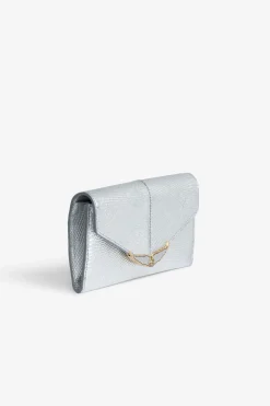 Zadig & Voltaire Portefeuilles Et Porte-Monnaie^Portefeuille Metallise Gaufre Borderline