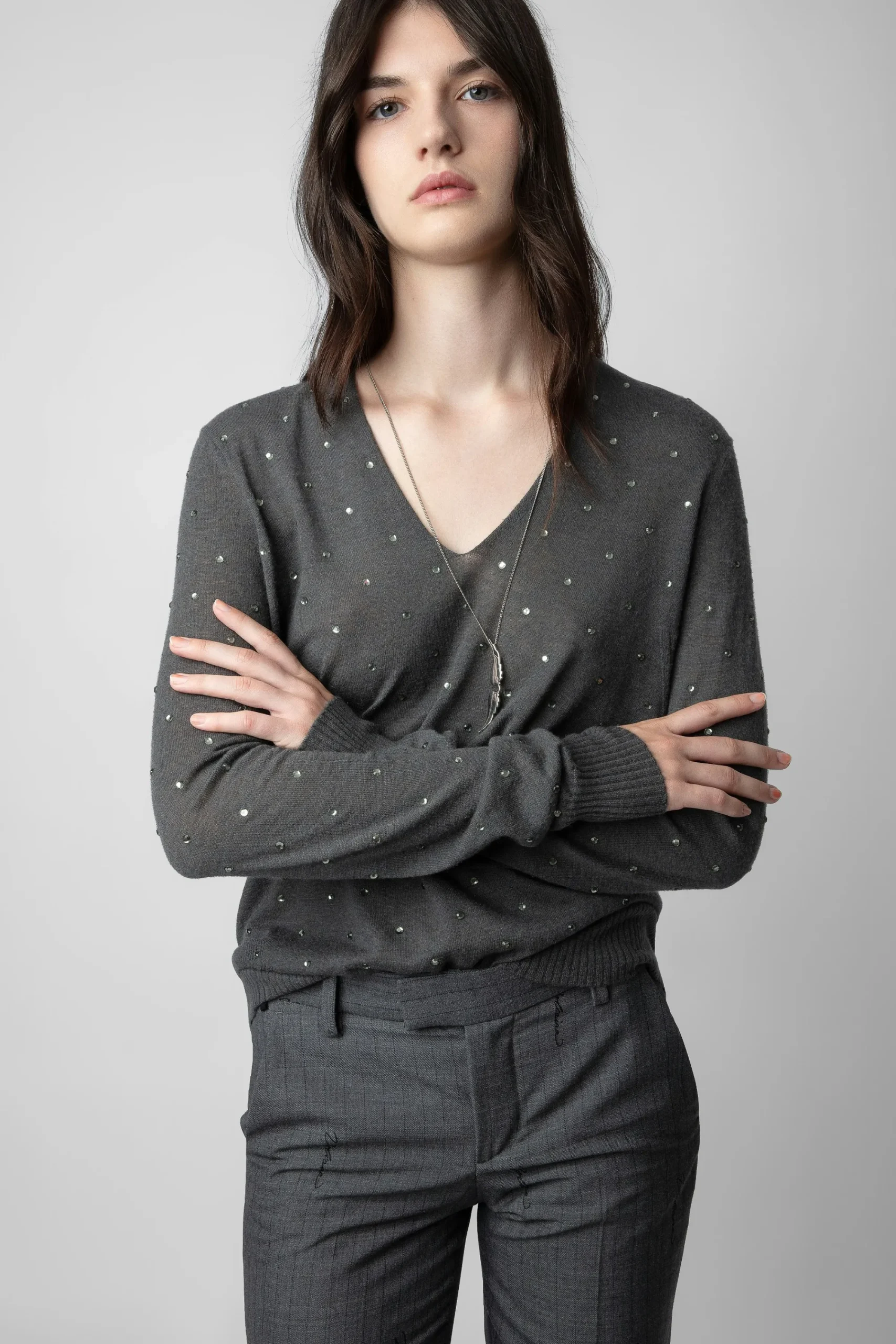 Zadig & Voltaire Pulls Et Gilets^Pull En Cachemire A Strass Elya
