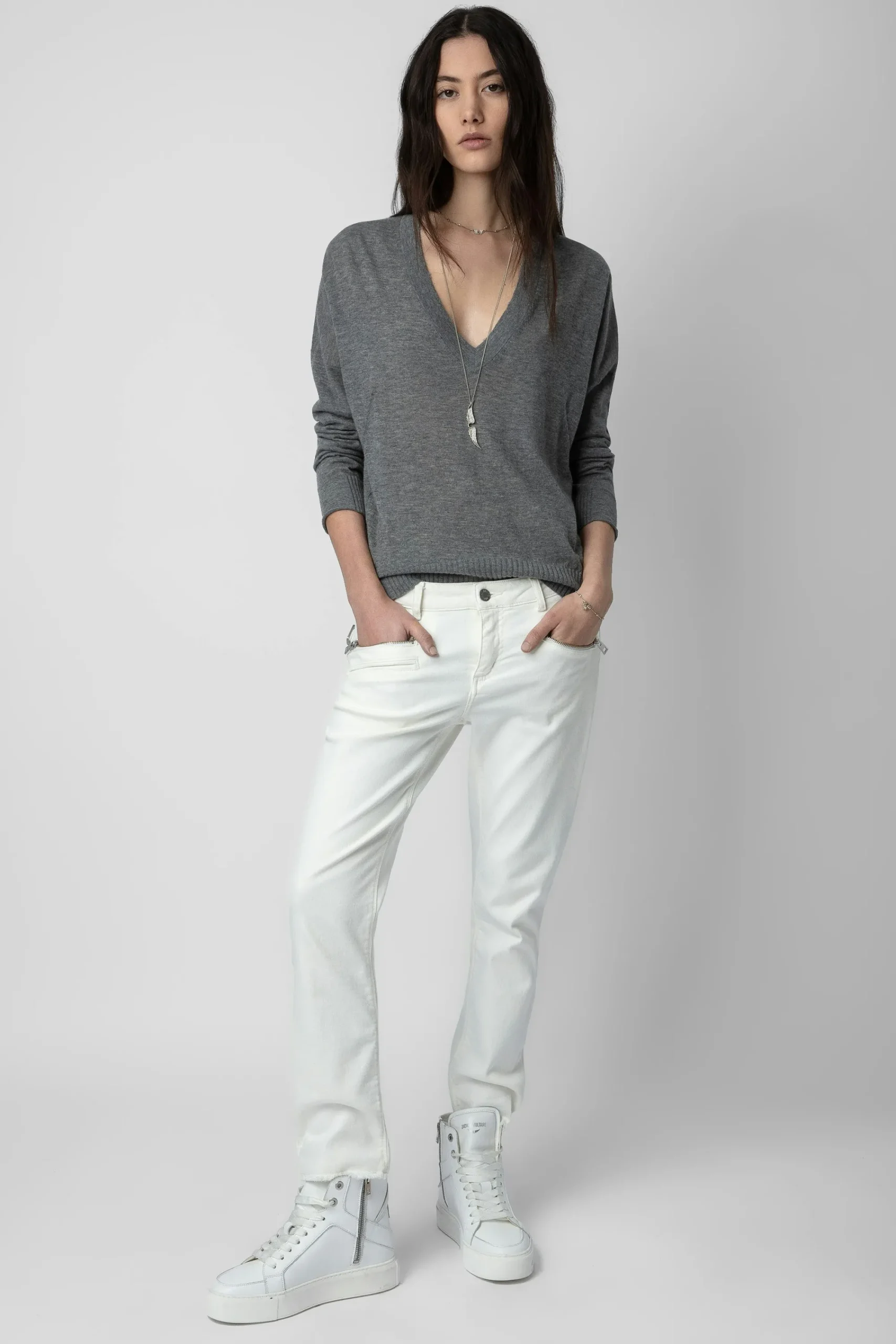 Zadig & Voltaire Pulls Et Gilets^Pull En Cachemire Brumy