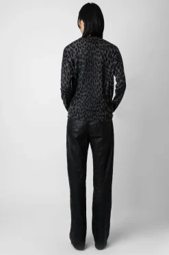 Zadig & Voltaire Pulls Et Gilets^Pull En Cachemire Leopard Brumy