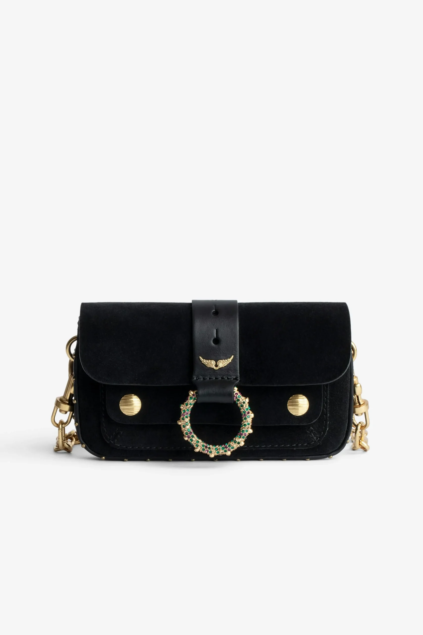 Zadig & Voltaire Mini-Sacs^Sac Portefeuille En Daim Kate