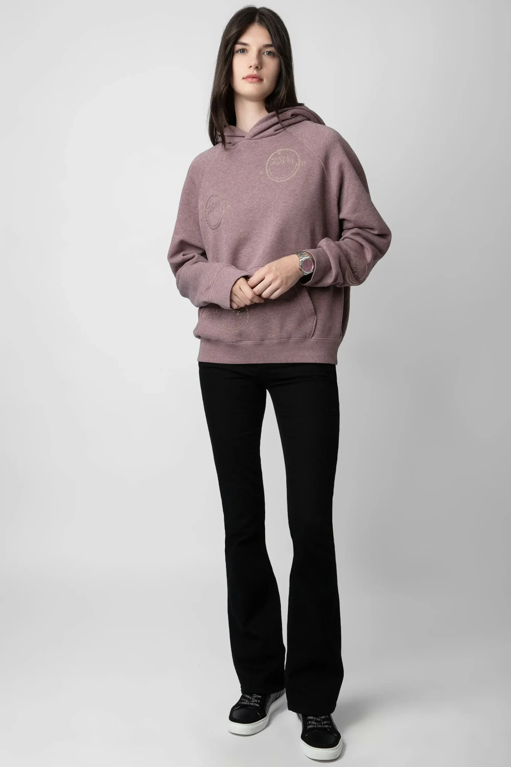 Zadig & Voltaire Sweat-Shirts^Sweat A Capuche Georgy Diamante