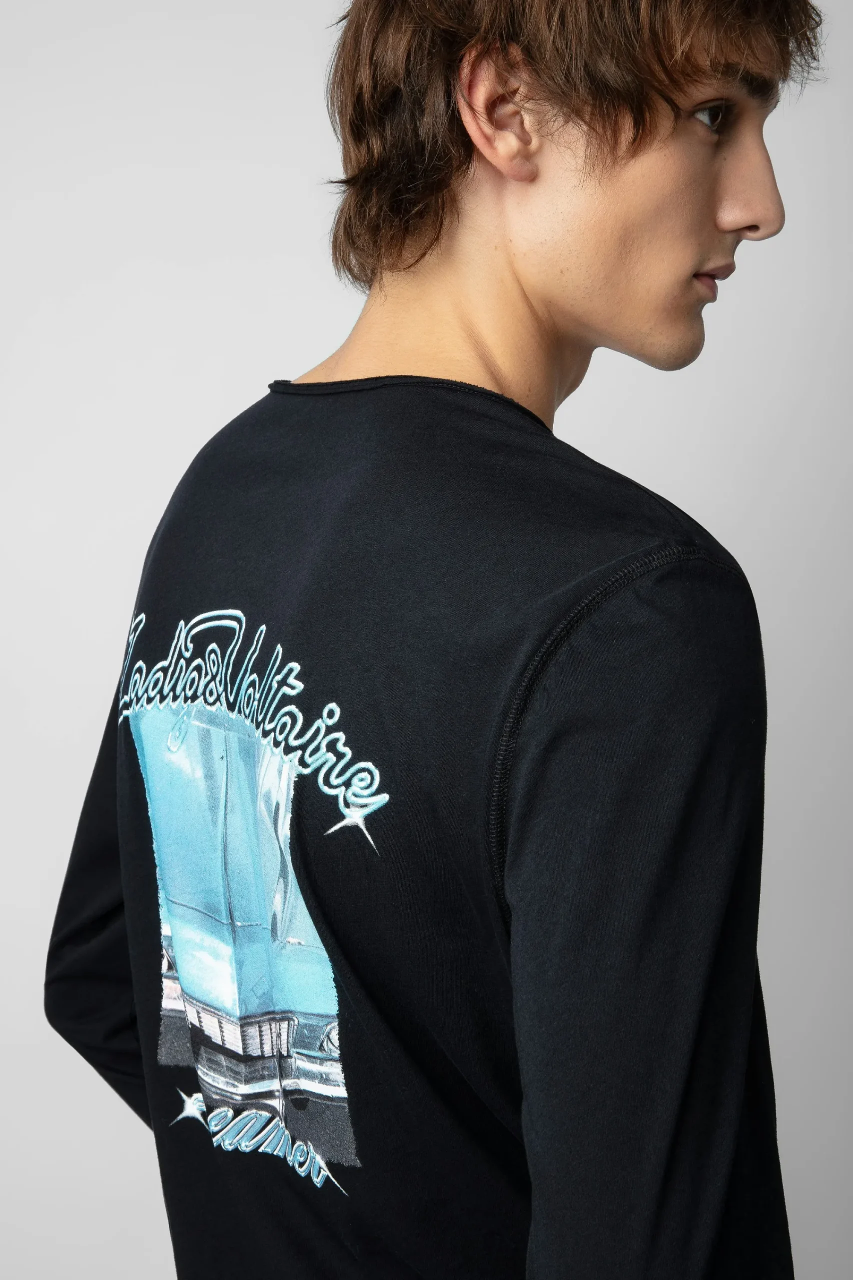 Zadig & Voltaire T-Shirts^T-Shirt Henley A Imprime Photo