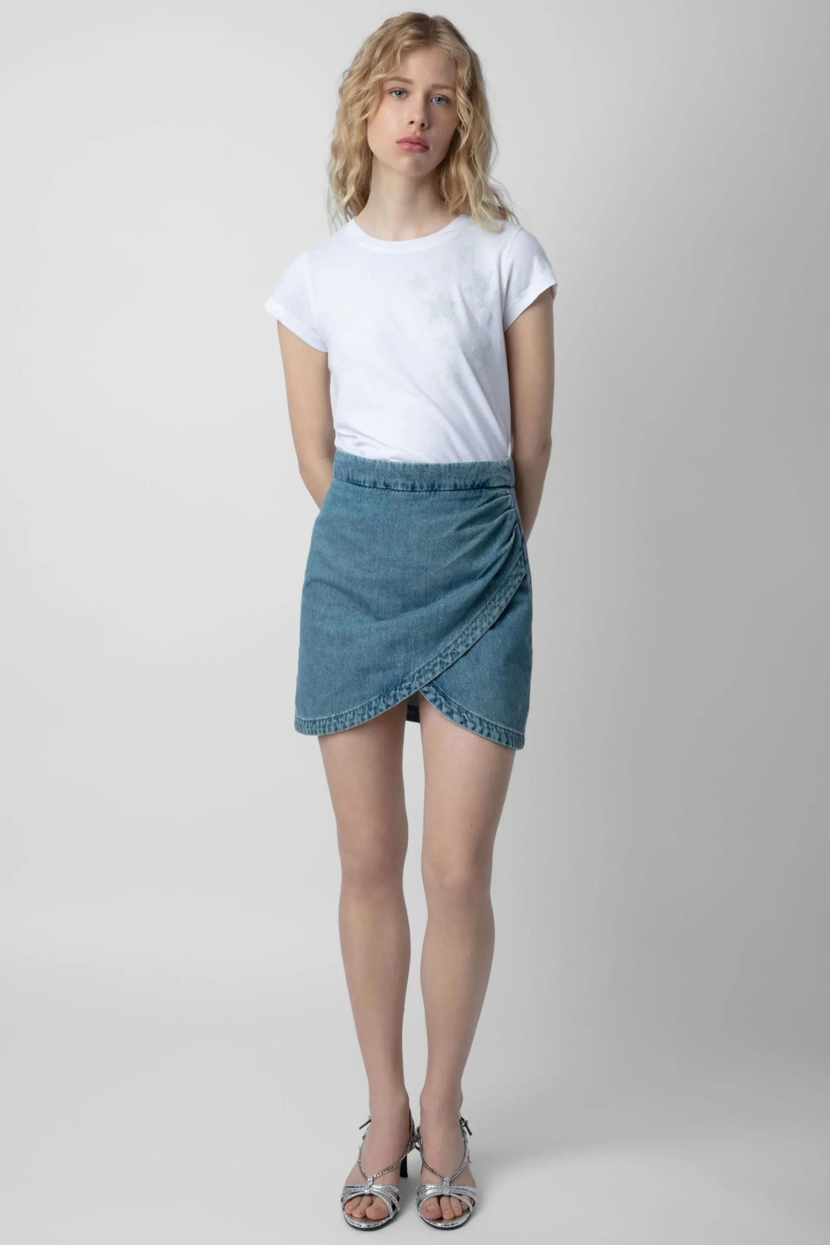 Zadig & Voltaire T-Shirts^T-Shirt Skinny Etoiles Strass