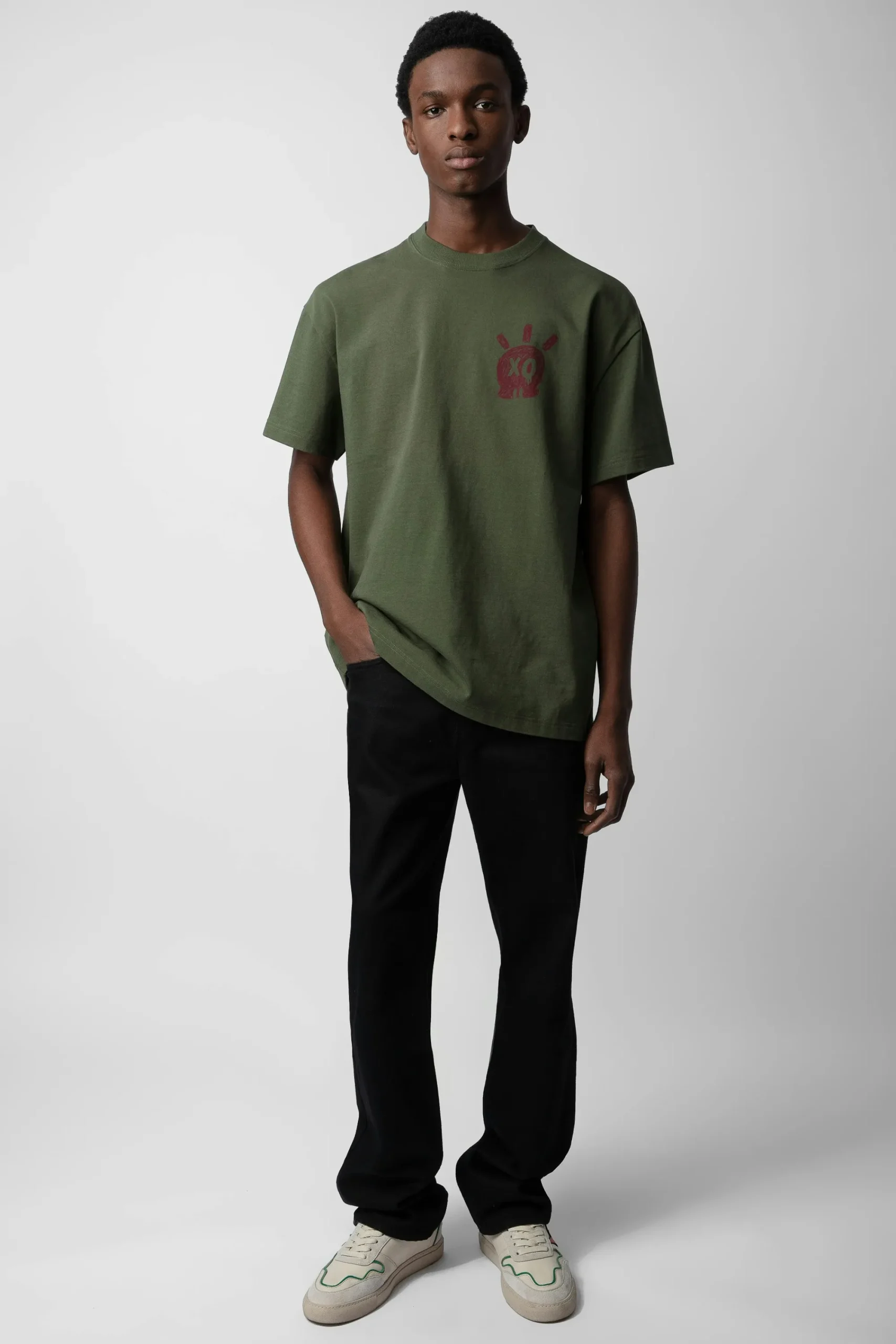 Zadig & Voltaire T-Shirts^T-Shirt Tete De Mort En Peluche