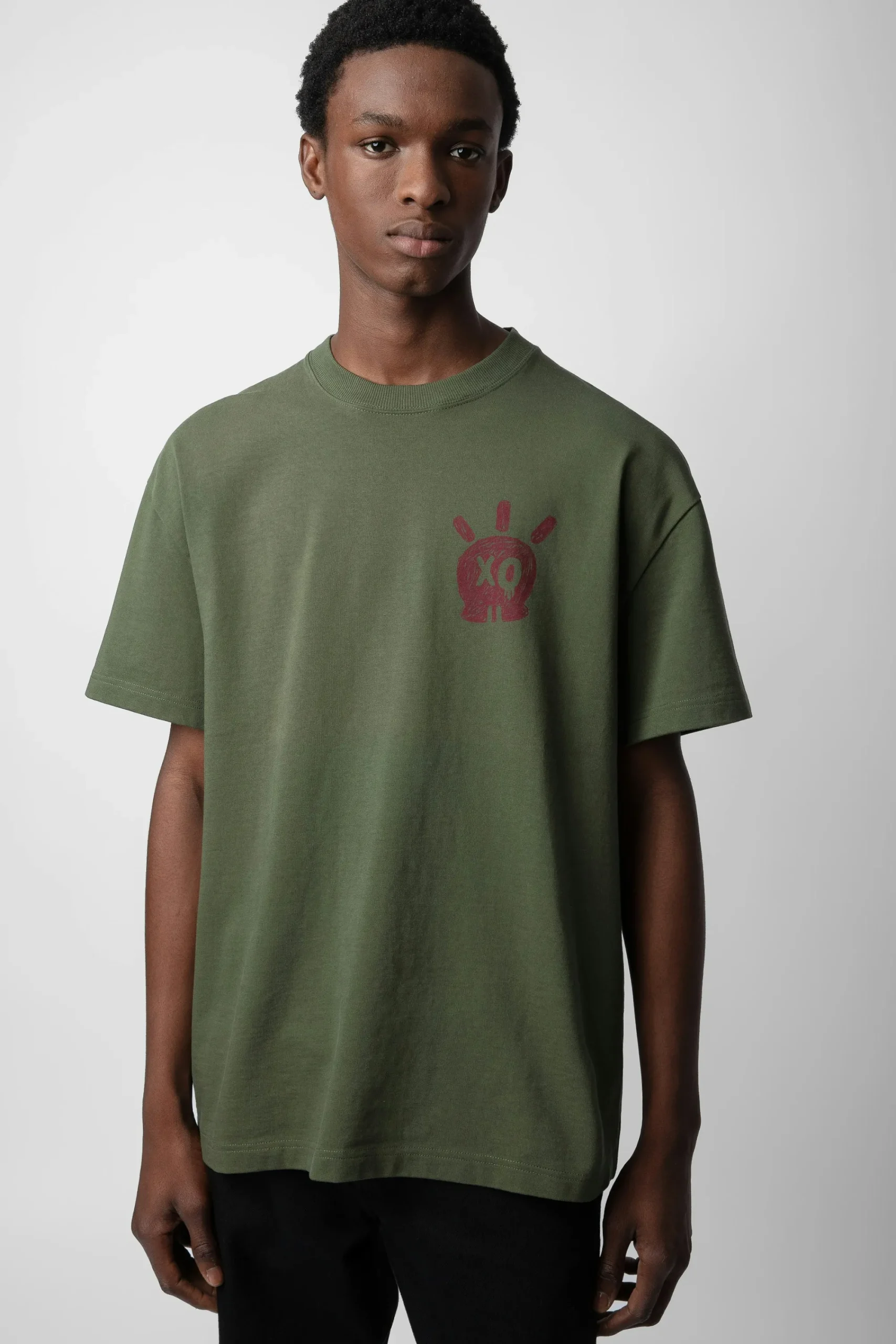 Zadig & Voltaire T-Shirts^T-Shirt Tete De Mort En Peluche