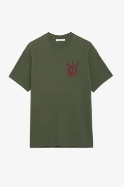 Zadig & Voltaire T-Shirts^T-Shirt Tete De Mort En Peluche