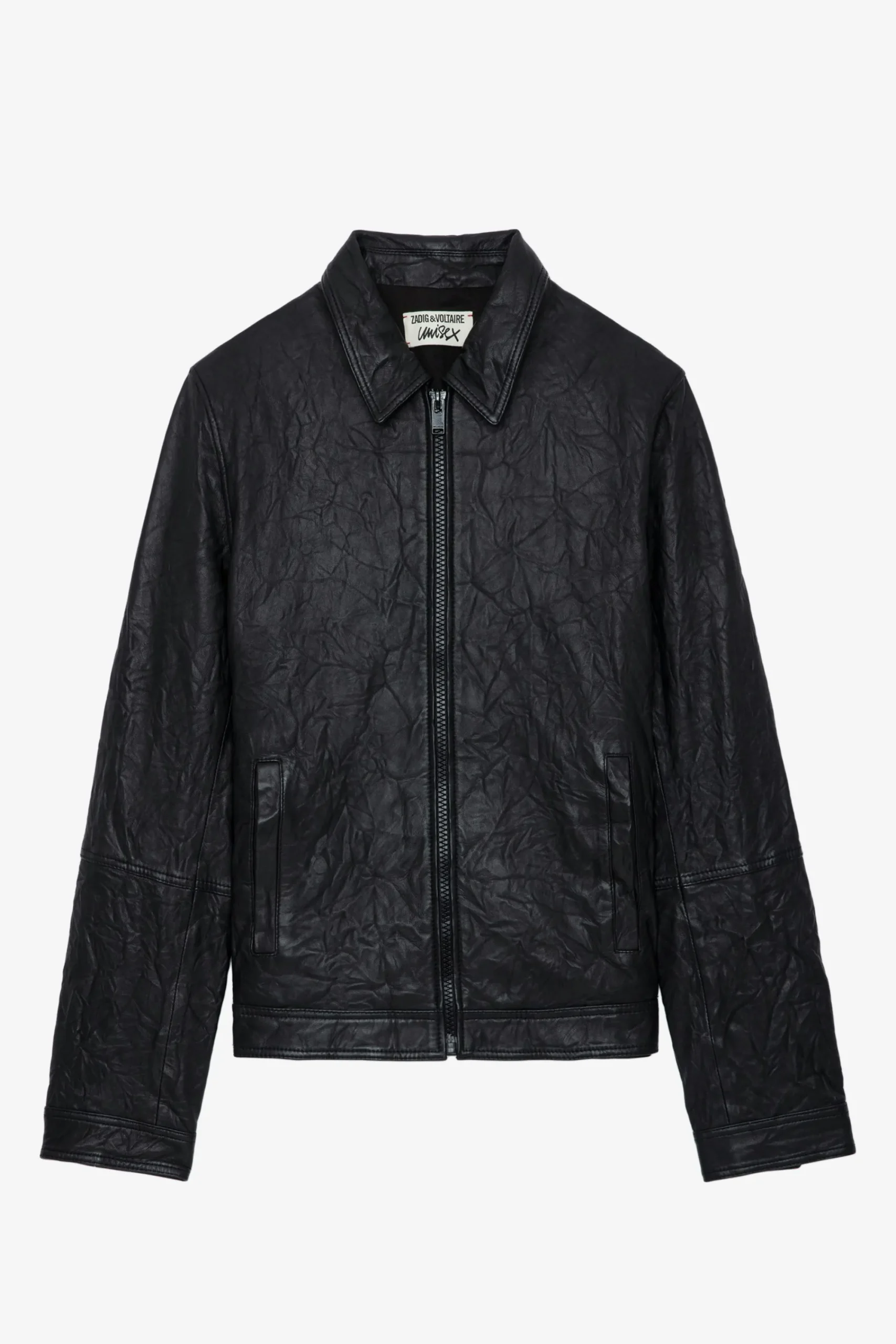 Zadig & Voltaire Manteaux Et Vestes^Veste En Cuir Froisse Lasso