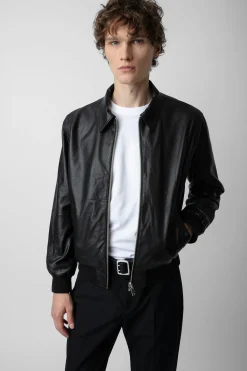 Zadig & Voltaire Manteaux Et Vestes^Veste En Cuir Mate