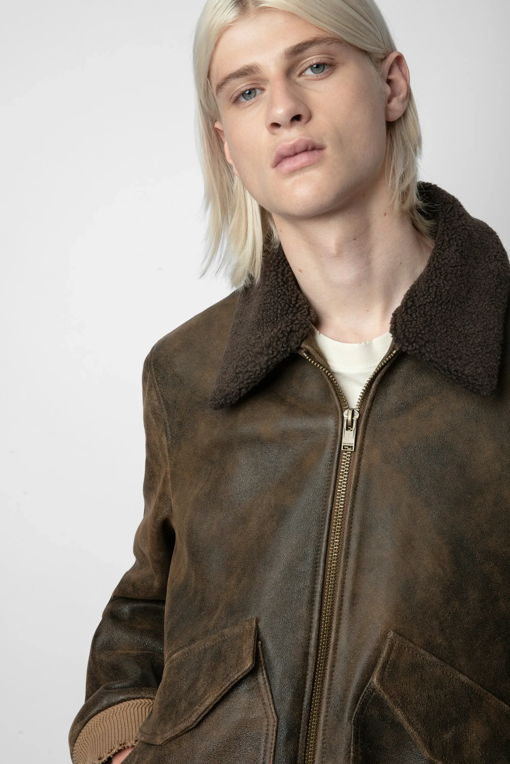 Zadig & Voltaire Manteaux Et Vestes^Veste En Cuir Mate