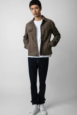 Zadig & Voltaire Manteaux Et Vestes^Veste En Daim Base