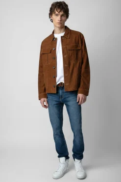 Zadig & Voltaire Manteaux Et Vestes^Veste En Daim Kuba