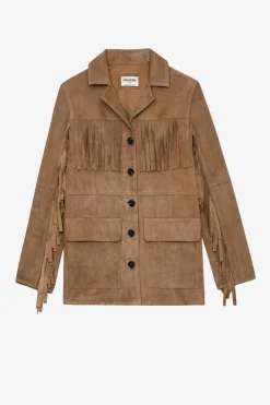 Zadig & Voltaire Manteaux Et Vestes^Veste En Daim Lala