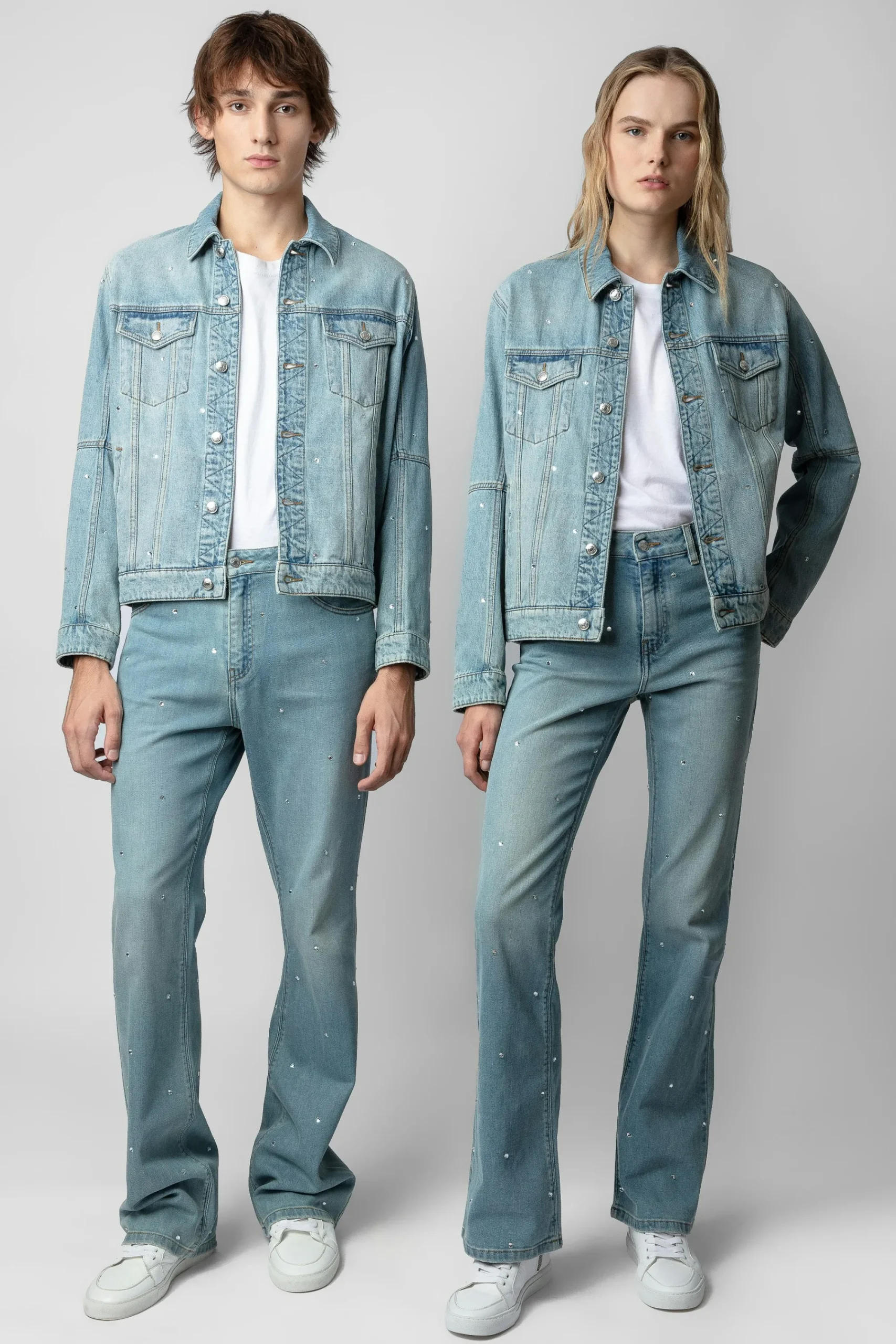 Zadig & Voltaire Unisexe^Veste En Jean Kasy A Strass
