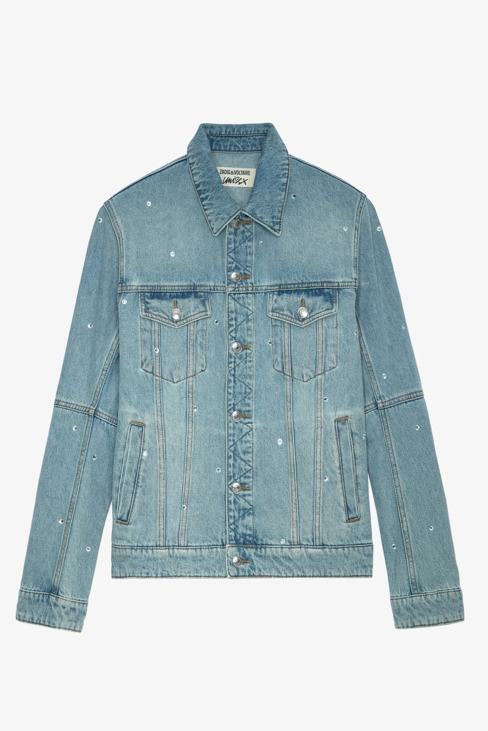 Zadig & Voltaire Unisexe^Veste En Jean Kasy A Strass