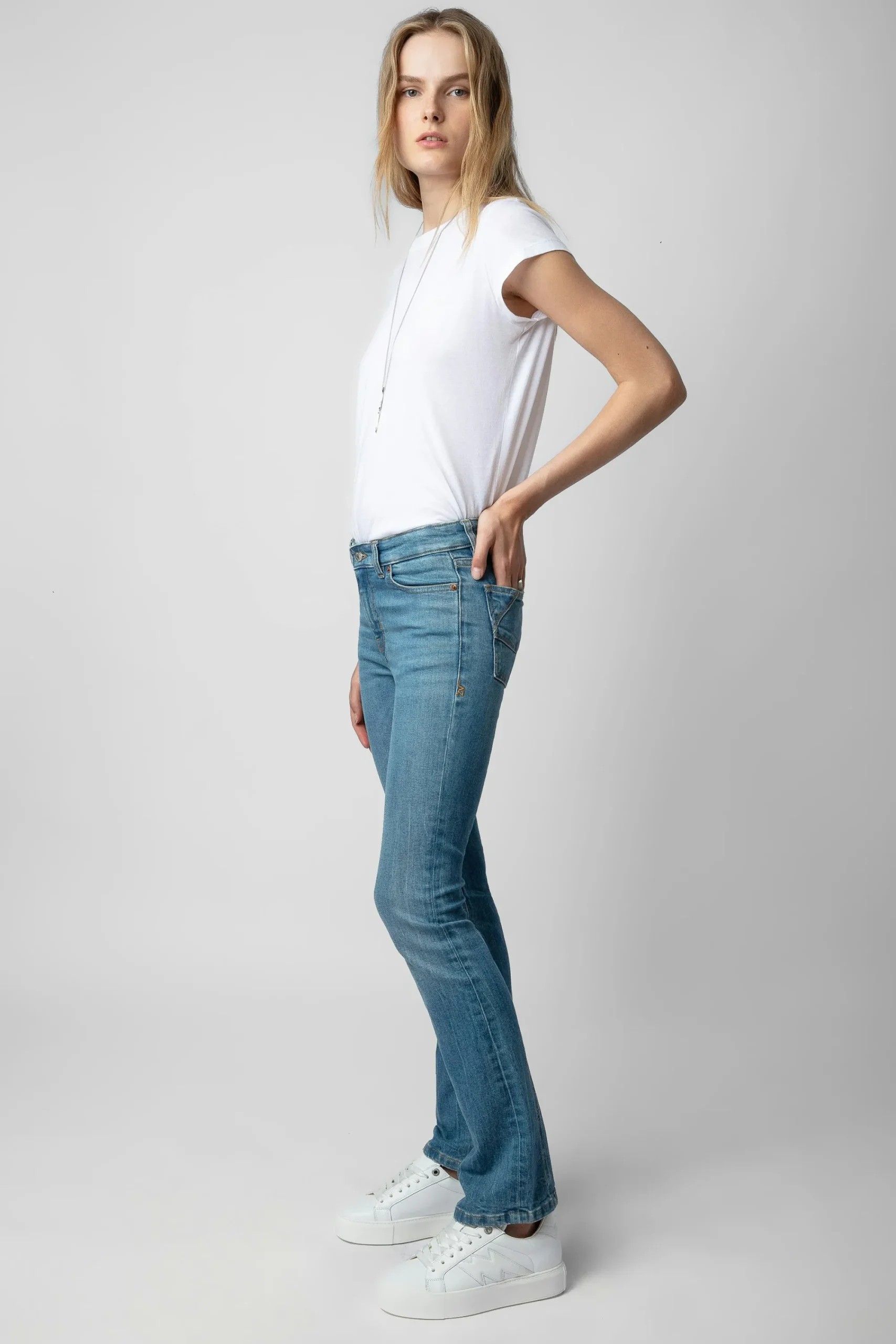 Zadig & Voltaire Formateurs^Zv1747 Baskets Basses A Plateforme La Flash